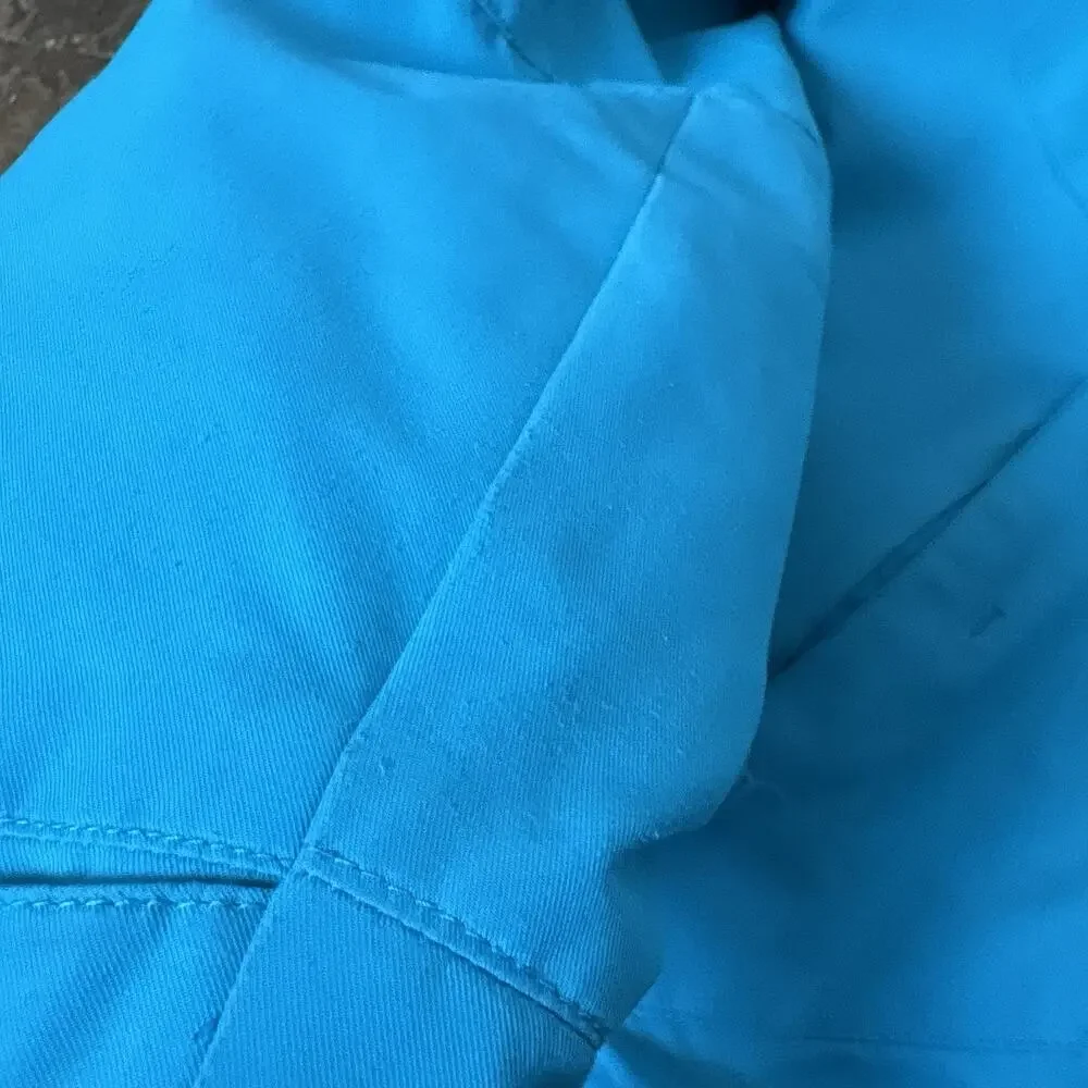 Obermeyer Girls/Teen Ski Sara Jacket Sz L Teal Hooded Winter Tactical Insulated